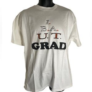 Vintage 1994 Texas Longhorns UT Grad Shirt XL Hanes Beefy T Made USA